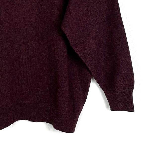 Vintage Scottish Lambswool Argyle Sweater Dark Academia Oversized Boho Fit - Picture 7 of 9